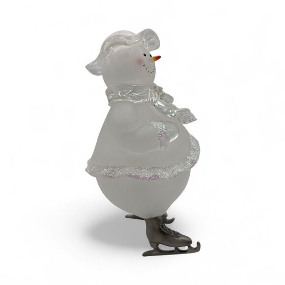 VTG House of Lloyd Christmas Around The World Skating Snowlady & Snowman - Picture 2 of 13